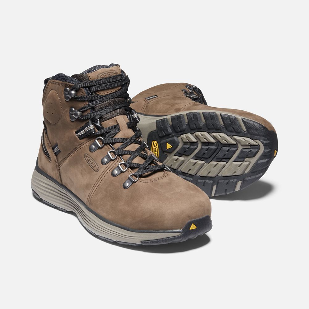 Keen Trekking Bot Erkek Kahverengi - Manchester 6\" Wp (Aluminum Toe) - Türkiye WXGS21098